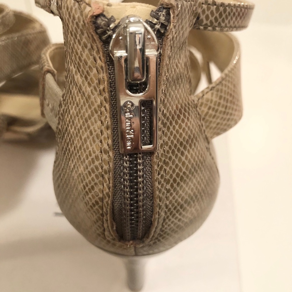 Calvin Klein Python Strapped Heels - image 7